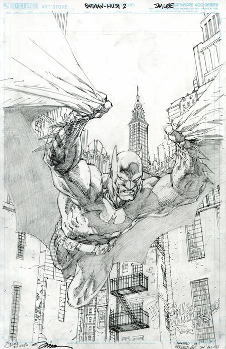 Batman #158 1:250 Jim Lee Pencils Virgin Cardstock Coveriant