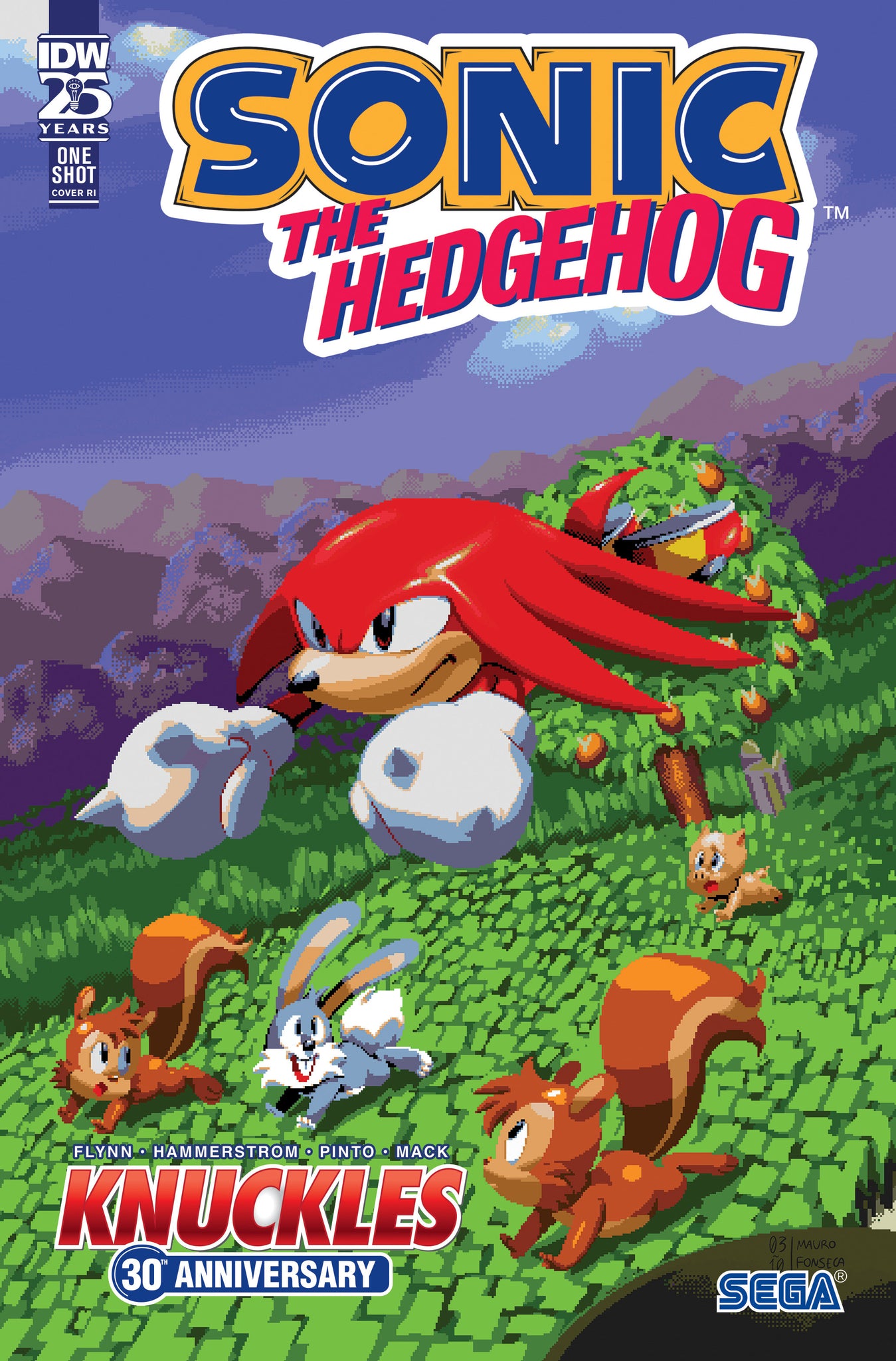 Sonic the Hedgehog: Knuckles' 30th Anniversary Special  1:10 Fonseca Variant