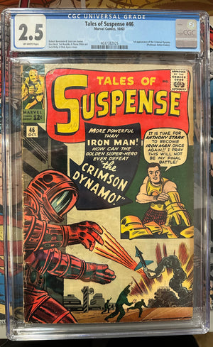 Tales of Suspense #46 Certified Guaranty Company (CGC) Graded 2.5 - 1st Appearance of Crimson Dynamo