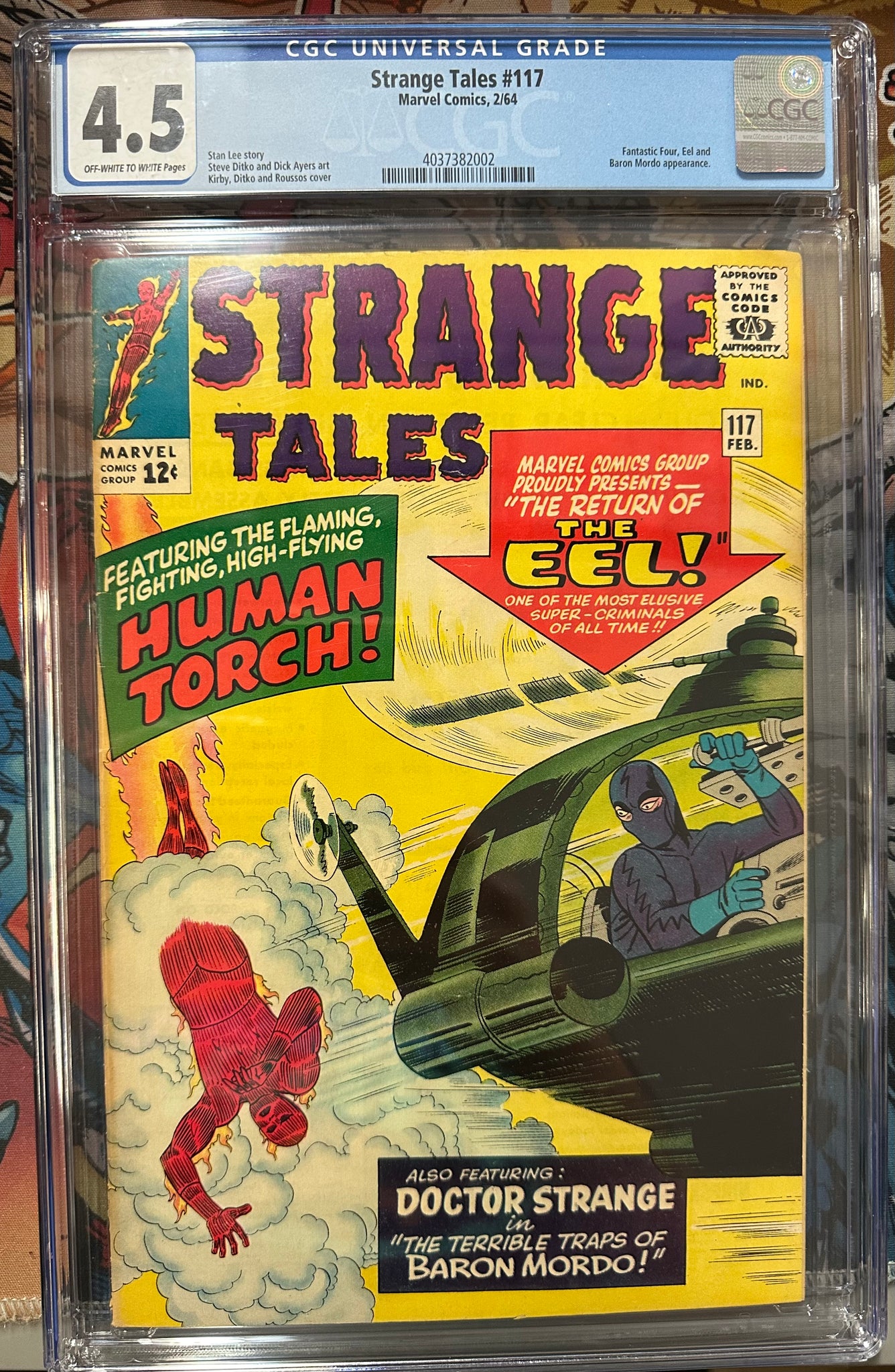 Strange Tales #117 Certified Guaranty Company (CGC) Graded 4.5