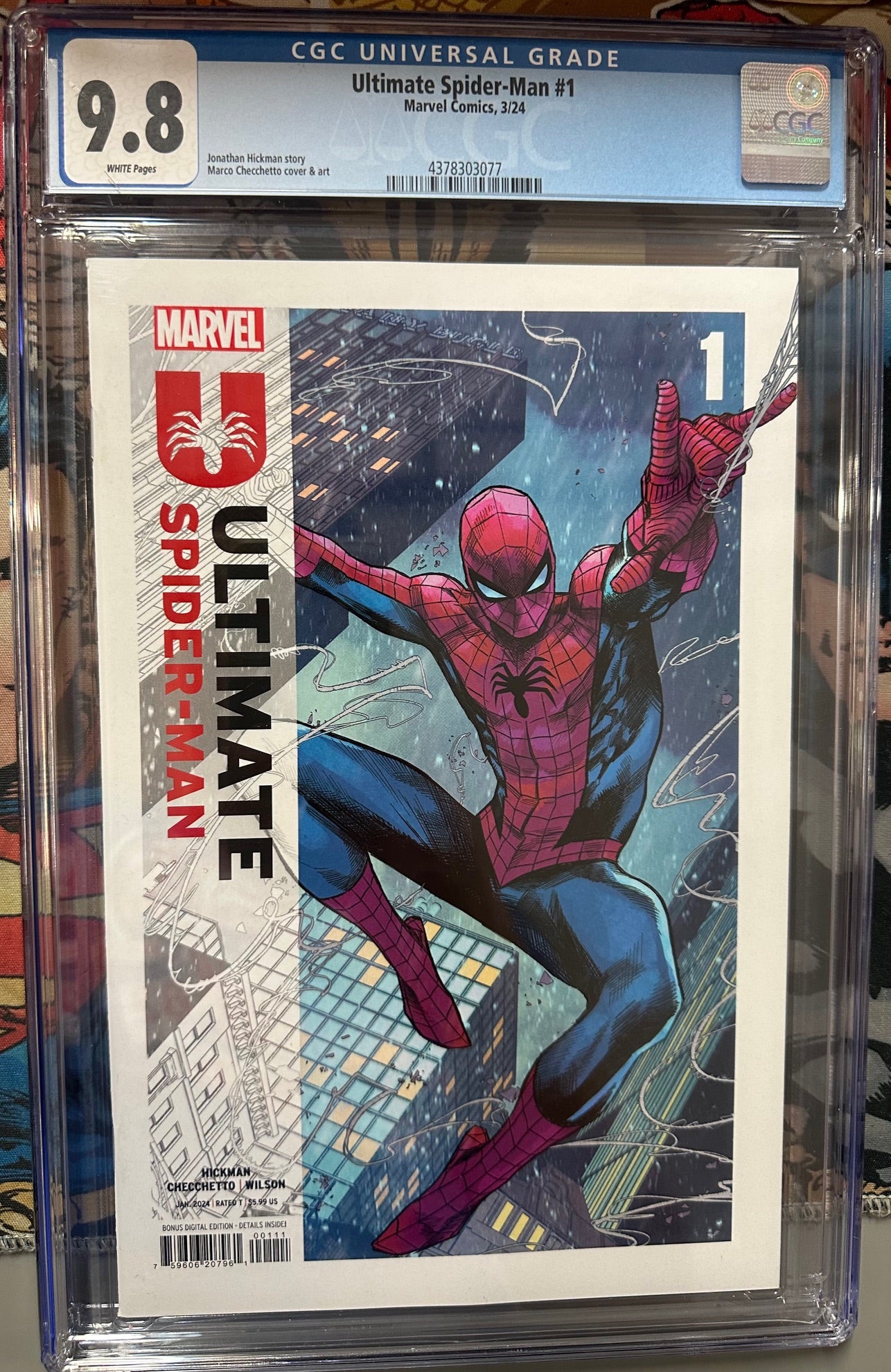 Ultimate Spider-Man #1 Certified Guaranty Company (CGC) Graded 9.8