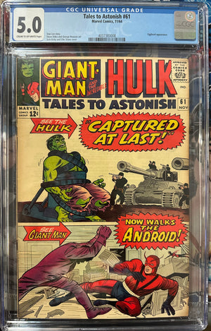 Tales to Astonish #61 Certified Guaranty Company (CGC) Graded 5.0