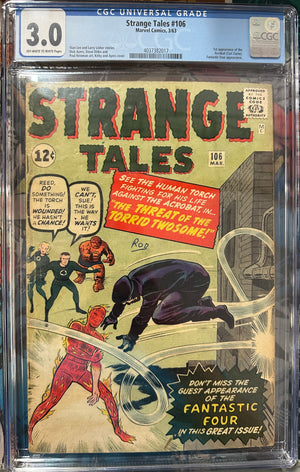 Strange Tales #106 Certified Guaranty Company (CGC) Graded 3.0