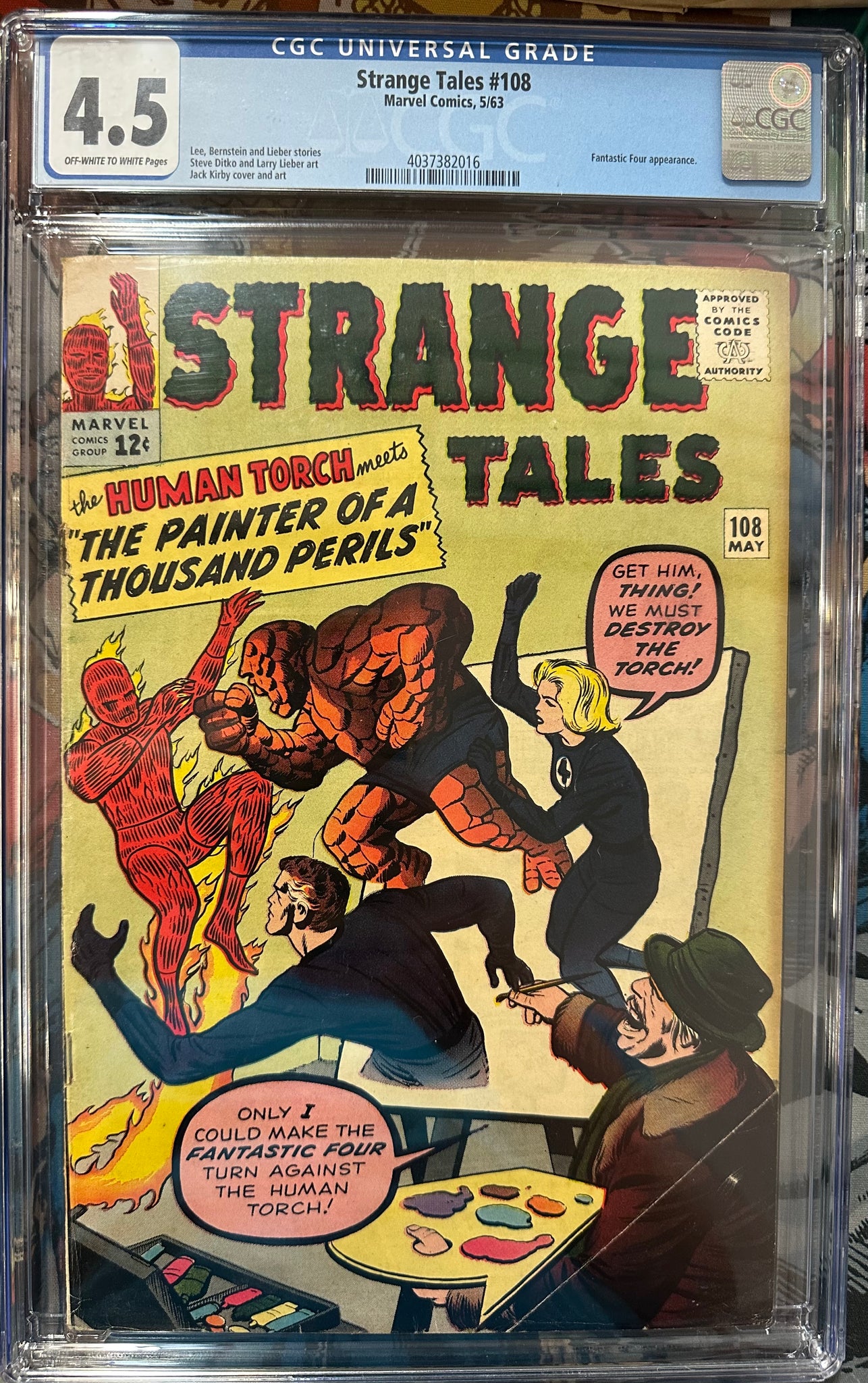 Strange Tales #108 Certified Guaranty Company (CGC) Graded 4.5