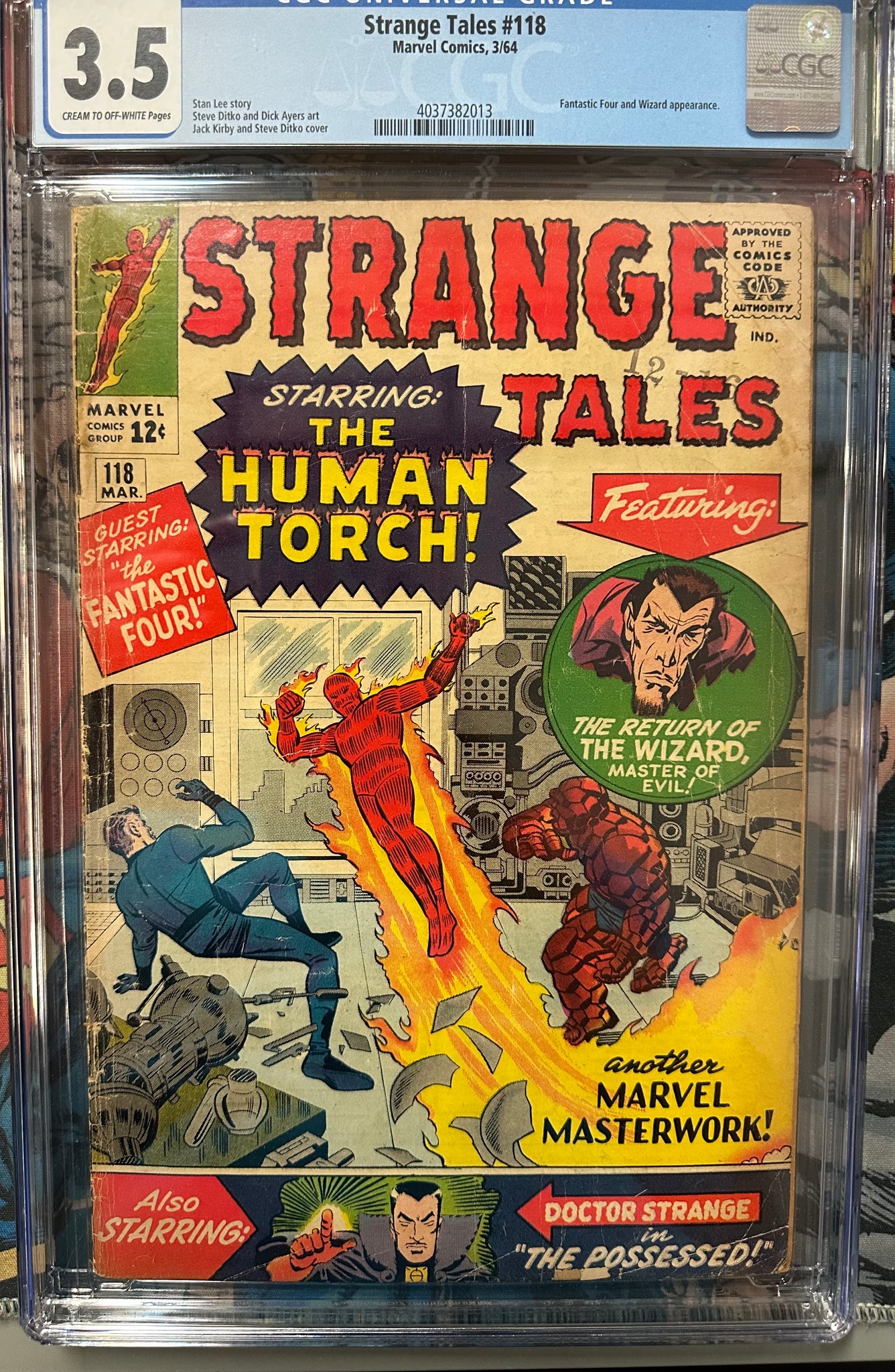 Strange Tales #118 Certified Guaranty Company (CGC) Graded 3.5