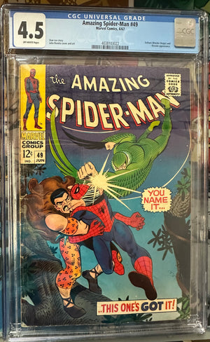 Amazing Spider-Man #49 Certified Guaranty Company (CGC) Graded 4.5