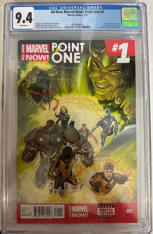 All-New Marvel Now! Point One #1 Certified Guaranty Company (CGC) Graded 9.4 - 1st Full Ms Marvel