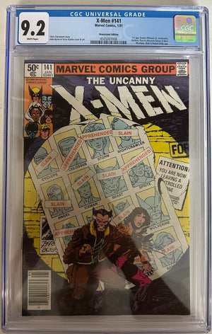 X-Men #141 Certified Guaranty Company (CGC) Graded 9.2 - 1st Appearance of Kitty Pryde, White Queen & Sebastian Shaw (Copy)