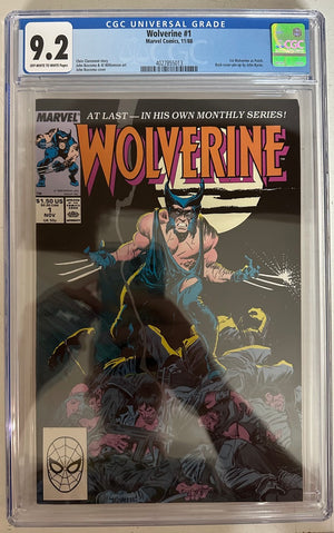 Wolverine #1 Certified Guaranty Company (CGC) Graded 9.2 - 1st Patch