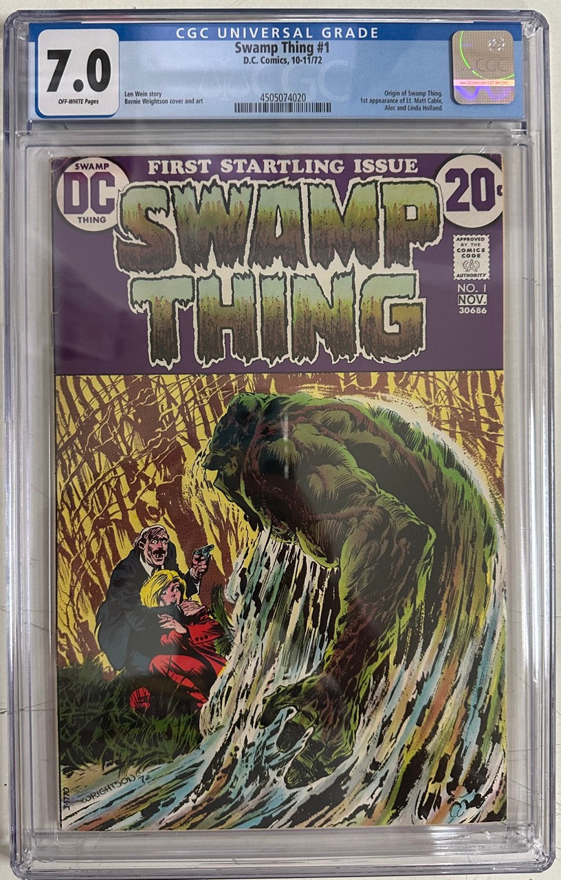 Swamp Thing #1 Certified Guaranty Company (CGC) Graded 7.0