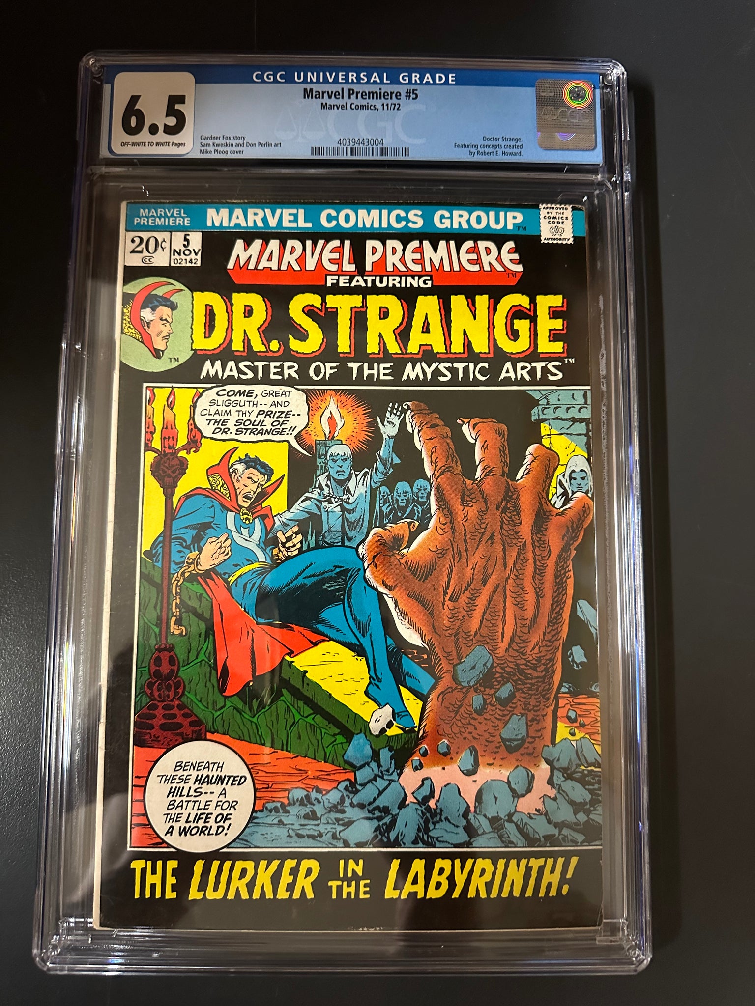 Marvel Premiere #5 Certified Guaranty Company (CGC) Graded 6.5