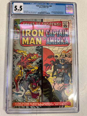 Tales Of Suspense #66 Certified Guaranty Company (CGC) Graded 5.5 - Origin Of Red Skull