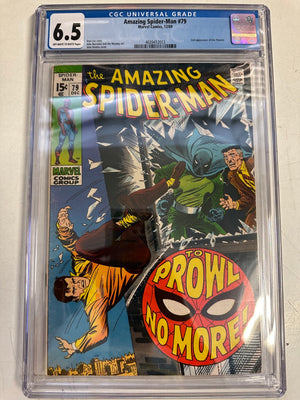 Amazing Spider-Man #79 Certified Guaranty Company (CGC) Graded 6.5