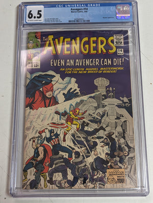 Avengers #14 Certified Guaranty Company (CGC) Graded 6.5 - Watcher Appearance