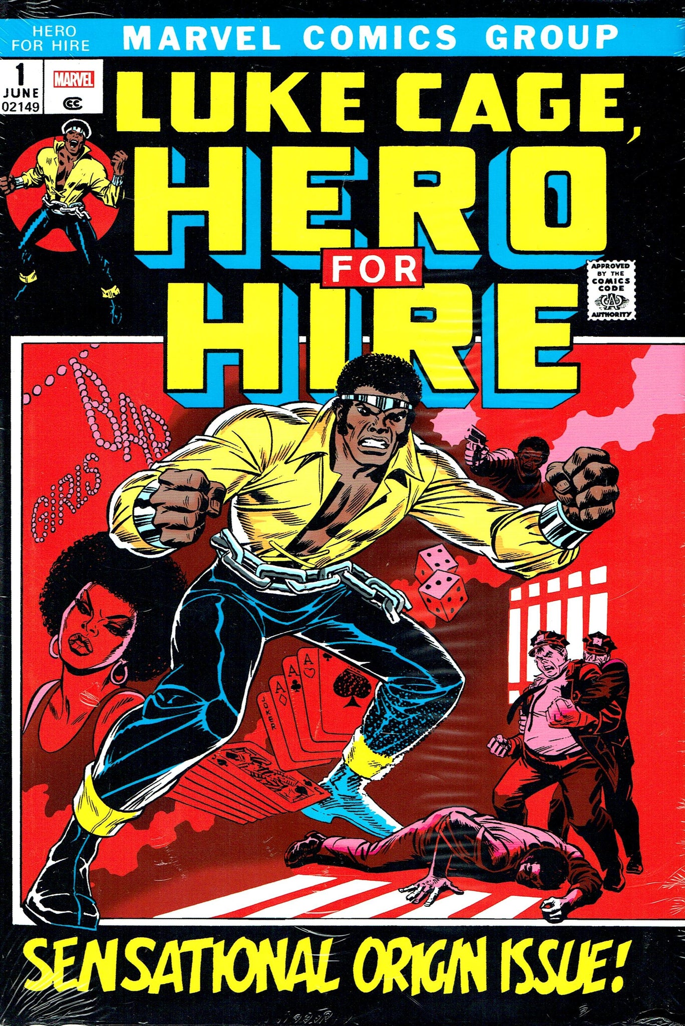 Luke Cage Omnibus HC John Romita Sr. Direct Market Cover