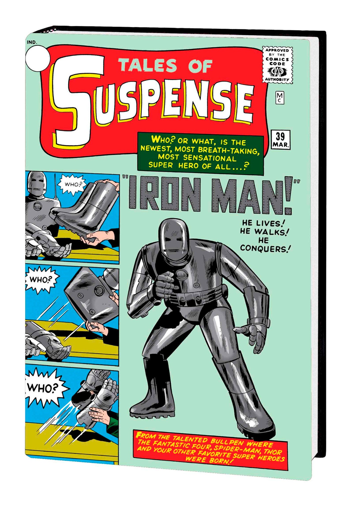 Invincible Iron Man Omnibus Volume 1 Kirby Direct Market Cover