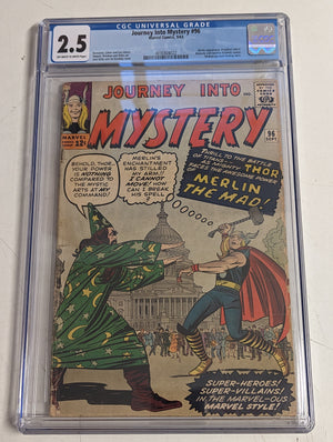 Journey Into Mystery #96 Certified Guaranty Company (CGC) Graded 2.5