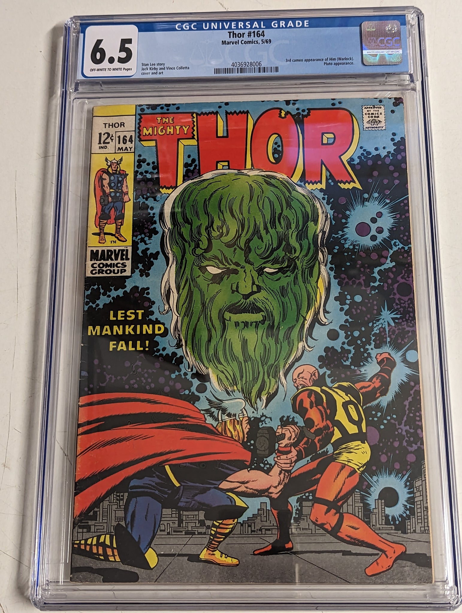 Thor #164 Certified Guaranty Company (CGC) Graded 6.5