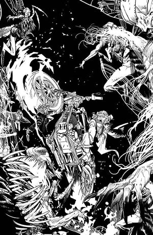 Once & Future (2019) #22 Dan Mora Black & White Variant