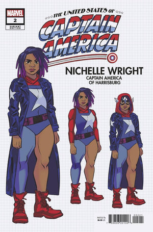 United States of Captain America (2021) #2 (of 5) Natacha Bustos Design Cover