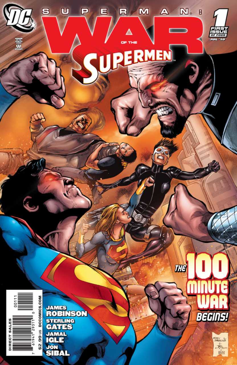 Superman: War of the Supermen (2010) #1- #4 Set