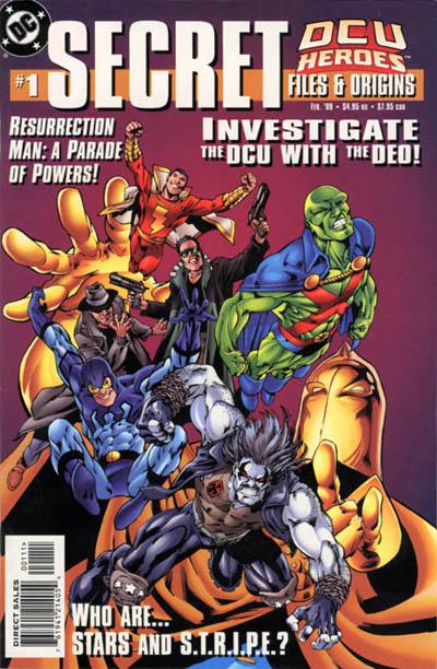 DCU Heroes & Villains  Secret Files & Origins #1 Set